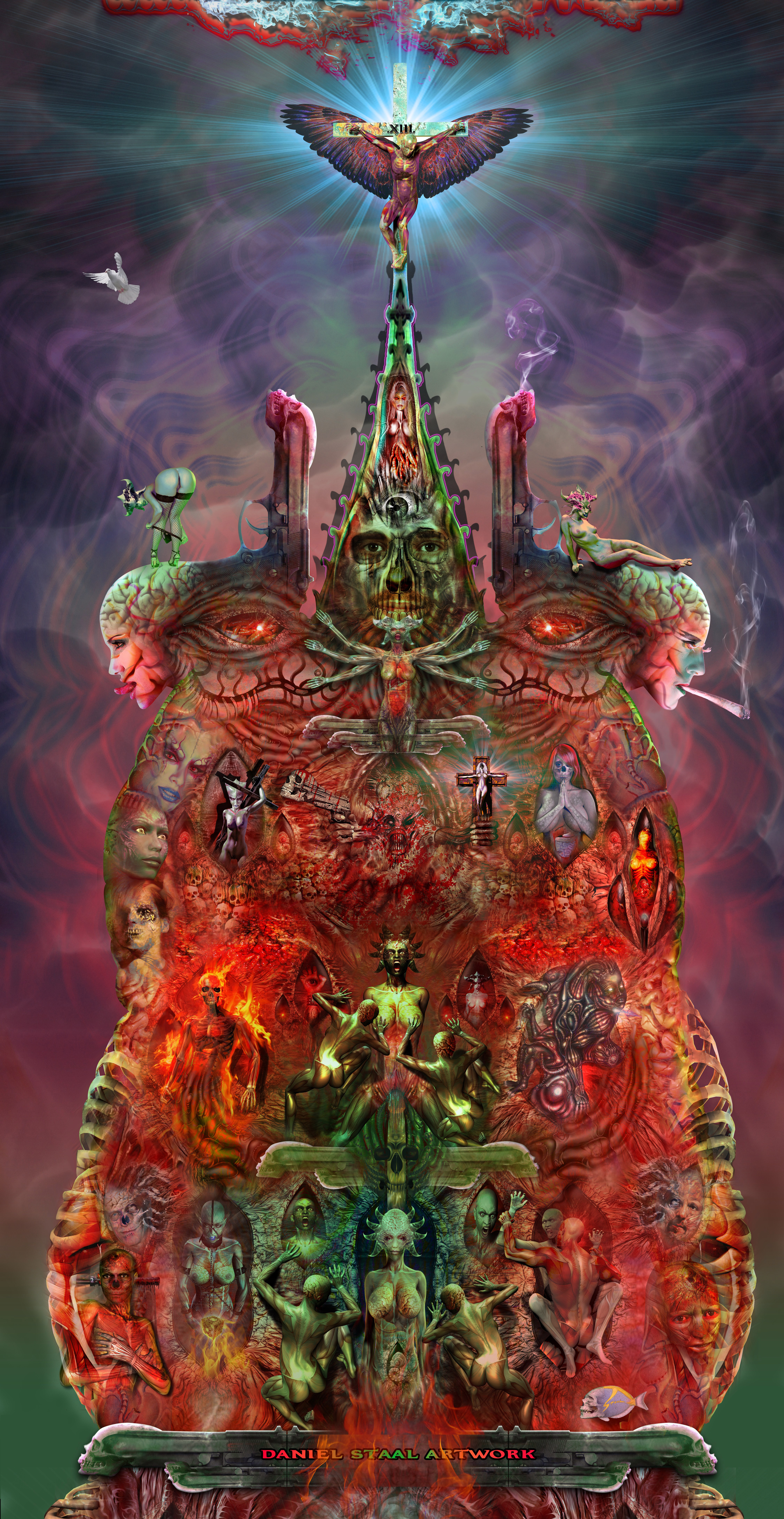 Necrodrome Cathedral — Daniel Staal artwork